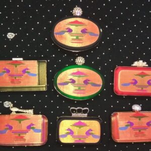 paithani fancy purse