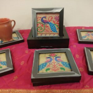 Paithani Tea coasters