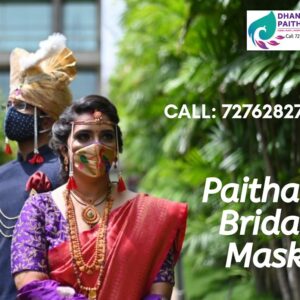 Paithani bridal Mask