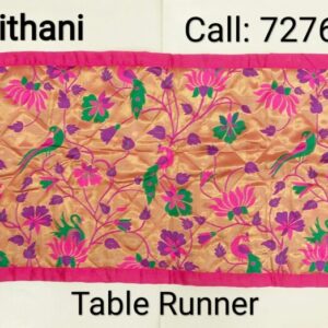 Paithani table runner